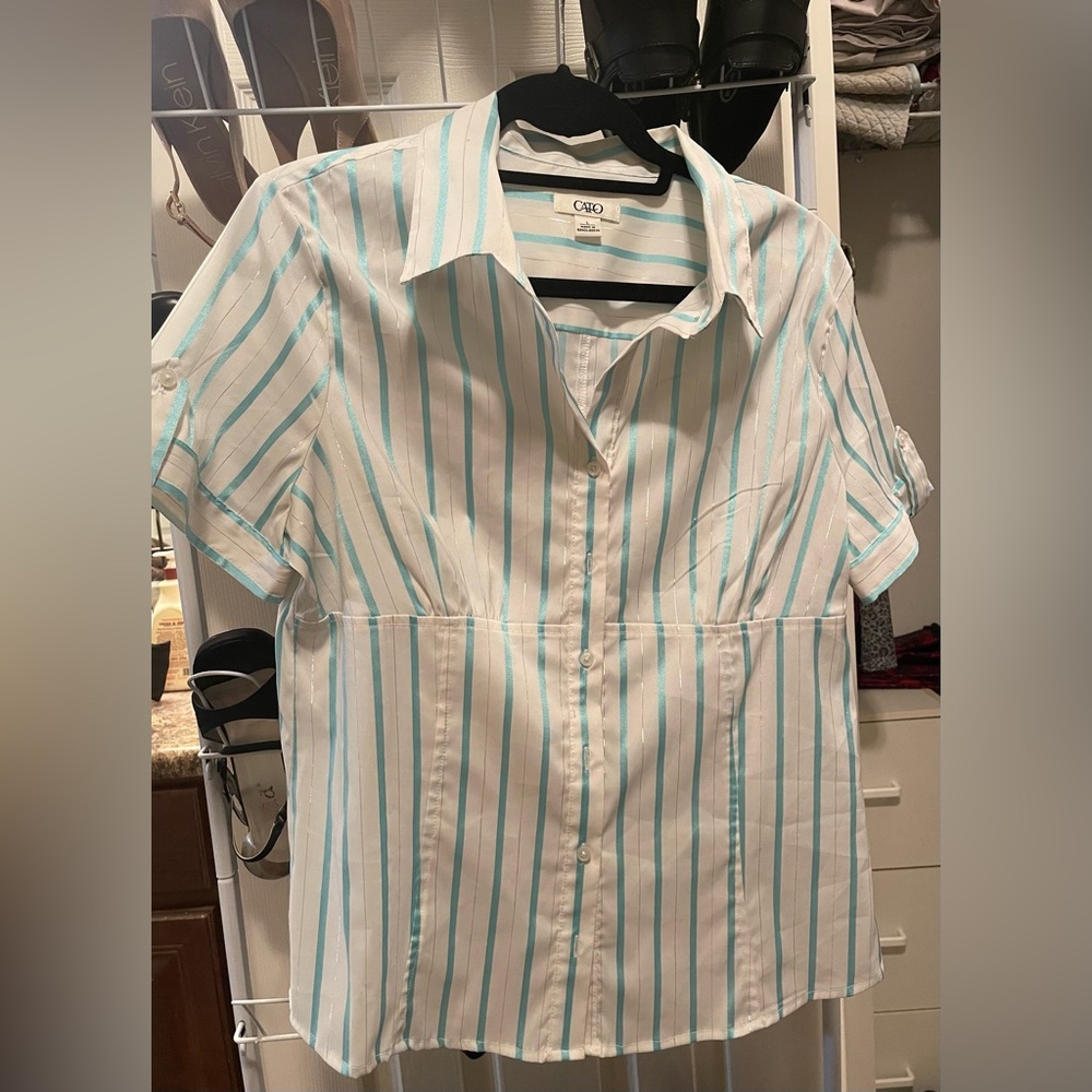Women’s Cato Button Down Blouse, size L